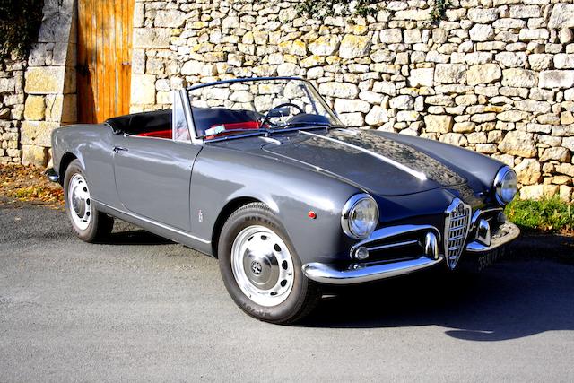 1960 Alfa Romeo Giulietta 750-Series Spider Veloce