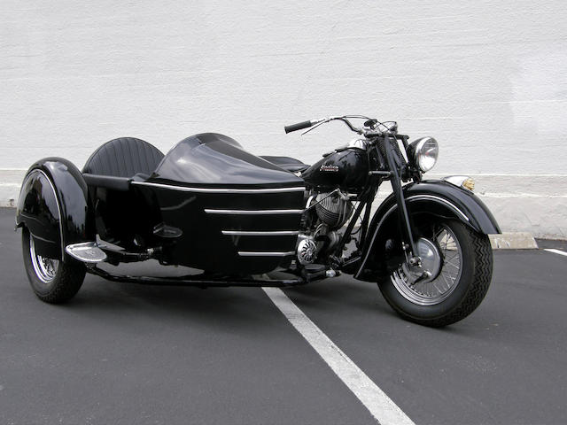 1947 Indian 74ci Chief and Princess Sidecar