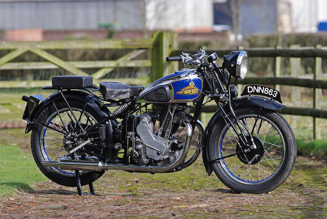 1937 New Imperial 344cc Model 46 De Luxe