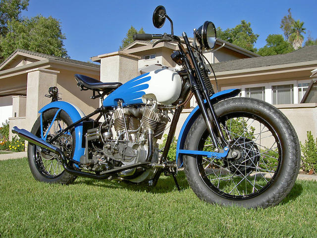 1929 Harley-Davidson 1,000cc Model JD Cut Down Bobber