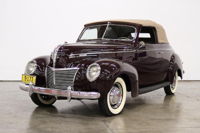 1939 Mercury Series 99A Sport Convertible Coupe