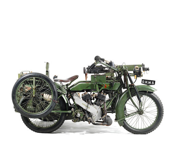 1916/17 Matchless-Vickers 8B2/M Russian Military Motorcycle Combination