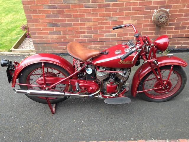 c.1941 Indian 500cc Model 741B Scout