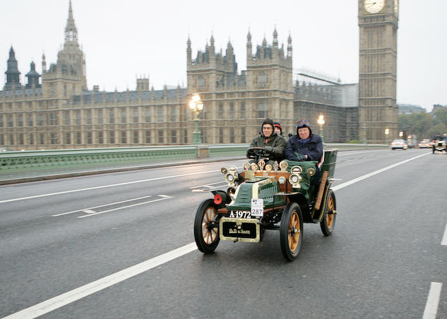 1903 De Dion Bouton 8hp Model R Rear-entrance Tonneau