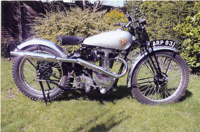 1938 BSA 350cc B24 Silver Star