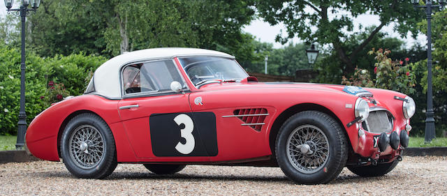 ex-Rauno Aaltonen 


1961 Austin-Healey 3000 MK I Works Rally Two Seater