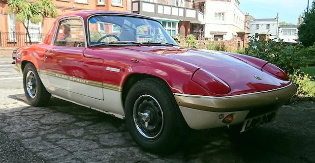 Single family ownership from new


1972 Lotus Elan S4 Sprint Coupé