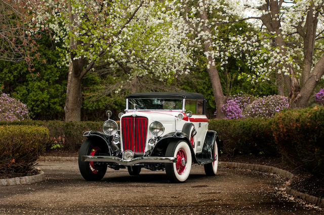 1932 Auburn Custom Eight Phaeton Convertible Sedan 