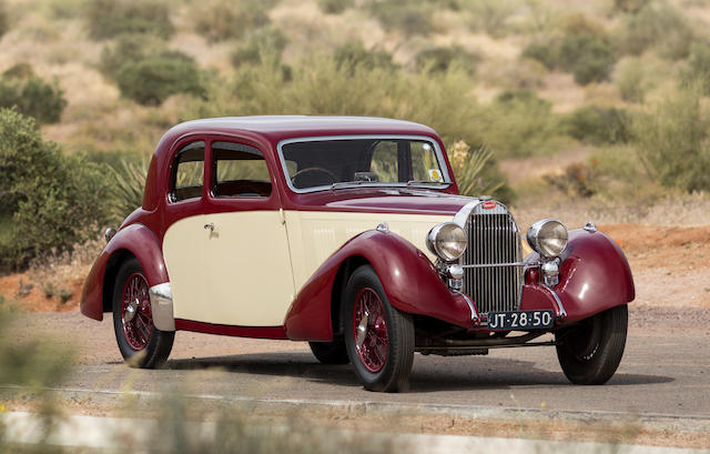 1937 Bugatti Type 57 Pillarless Sports Coupe