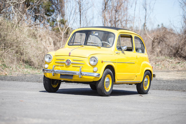 1963 Fiat 600D Sunroof Convertible