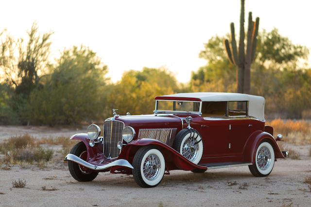 1933 AUBURN 12-161A SALON PHAETON