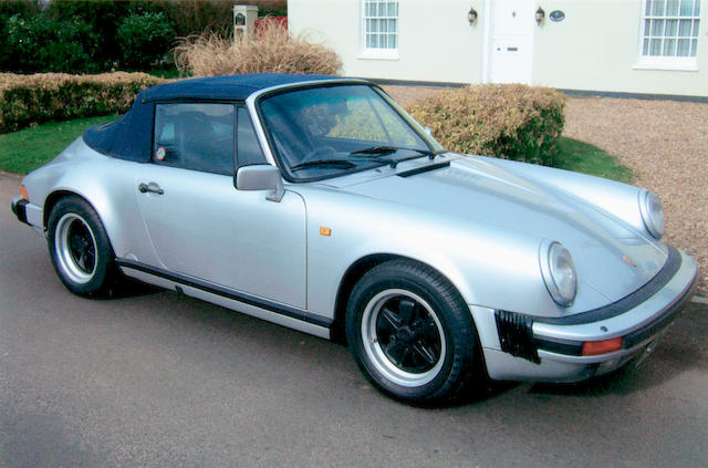 1987 Porsche 911 Carrera 3.2-Litre Cabriolet