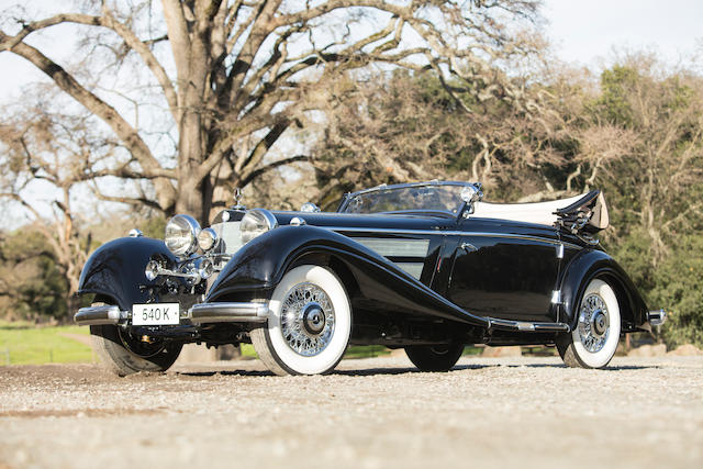 1937 MERCEDES-BENZ  540K CABRIOLET A