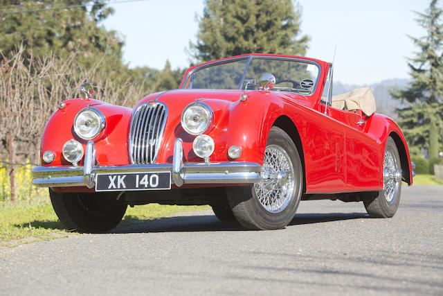 1957 JAGUAR XK140 MC DROPHEAD COUPE