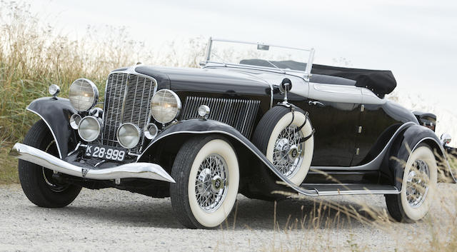 1934 AUBURN 12-165 SALON CONVERTIBLE