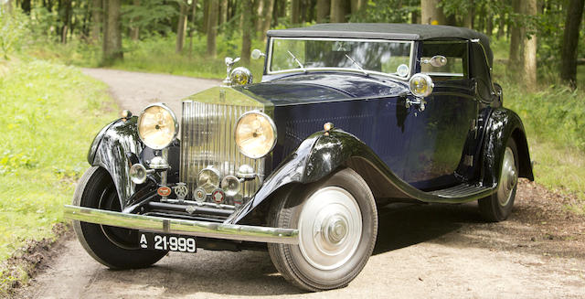 1933 ROLLS-ROYCE PHANTOM II CONTINENTAL OWEN SEDANCA COUPE