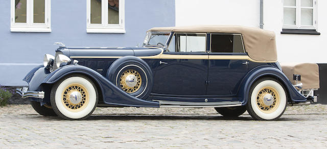 1934 LINCOLN KB CONVERTIBLE SEDAN