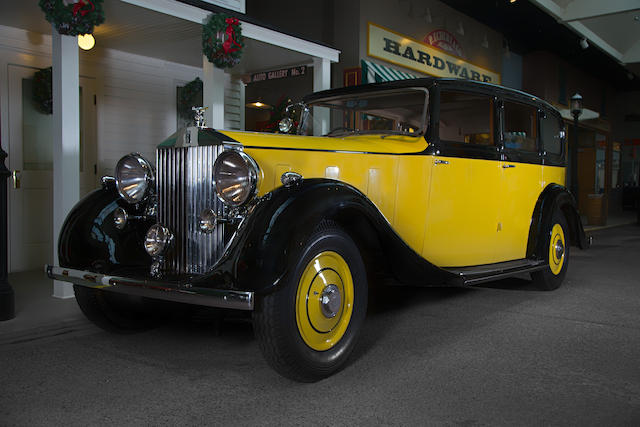 1936 Rolls-Royce Phantom III 40/50hp Enclosed Limousine 