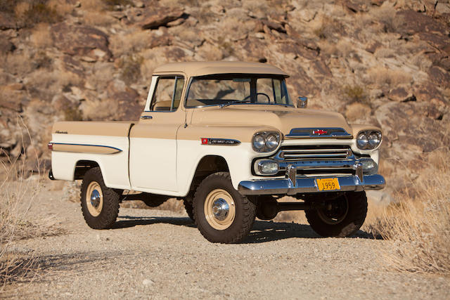 1959 Chevrolet 3100 Apache Fleetside Deluxe NAPCO Pickup Truck  