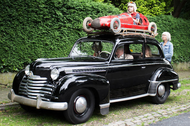 1950 OPEL OLYMPIA WITH EGON BRÜTSCH MASERATI CHILD'S CAR