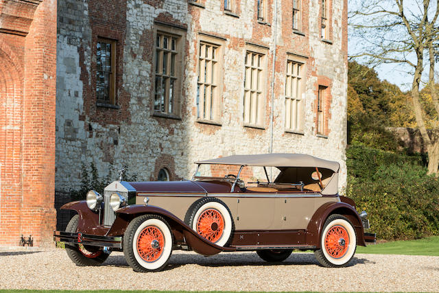 1929 ROLLS-ROYCE PHANTOM I ASCOT SPORT PHAETONCoachwork by Brewster & Co.