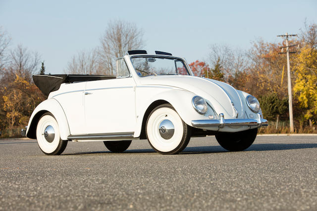 1956 VOLKSWAGEN  TYPE 1 BEETLE CABRIOLETCoachwork by Karmann