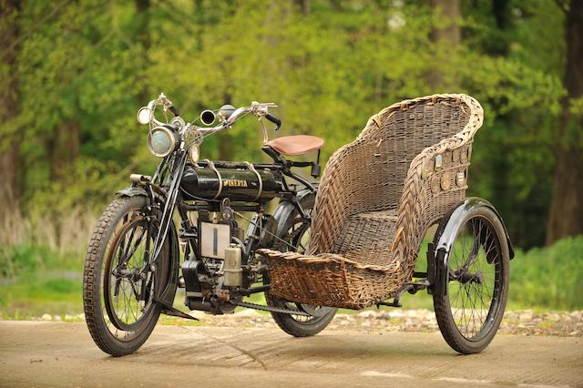 1909 Minerva 3Â½hp with wicker sidecar