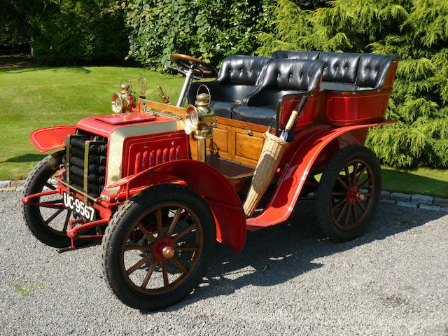 1903 Darracq 8hp Four Seat Rear Entrance Tonneau