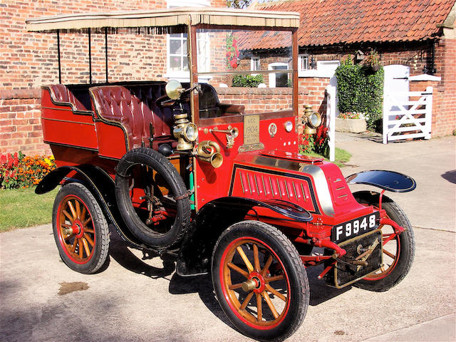 1904 De Dion Bouton 8hp Surrey-top Four Seat Tonneau