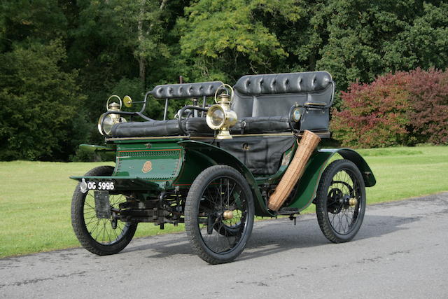 1901 De Dion Bouton 4½hp vis-à-vis Voiturette