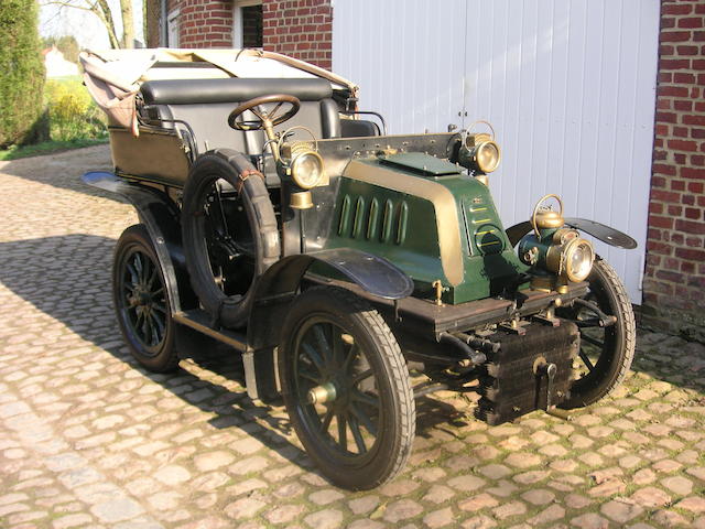 c. 1903 Barré Twin-Cylinder Four-seat Tonneau