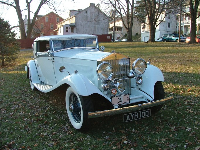 1934 Rolls-Royce PII Continental Drophead Sedanca Coupe by J. Gurney Nutting