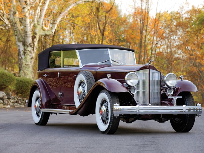 1932 Packard Twin Six Individual Custom Convertible Sedan by Dietrich