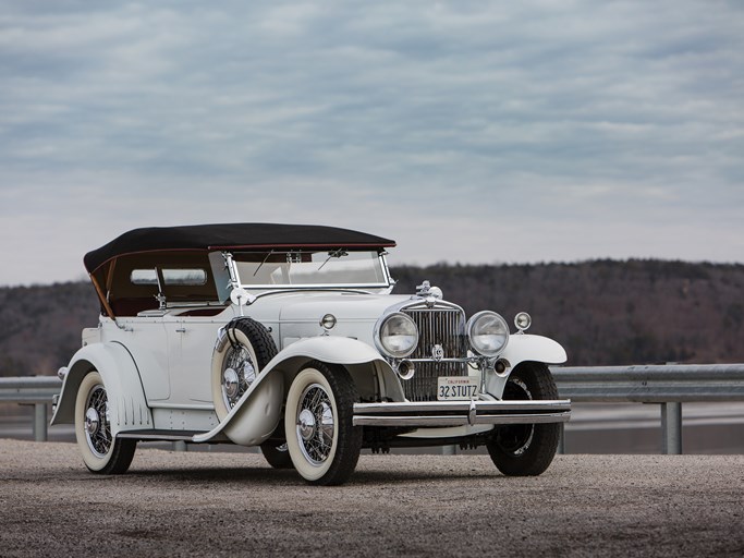 1932 Stutz DV32 Tonneau Cowl Four-Passenger Speedster by LeBaron