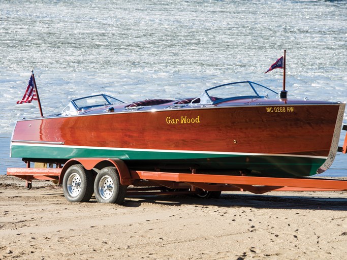 1937 Gar Wood 25' 740 Triple Cockpit Runabout 