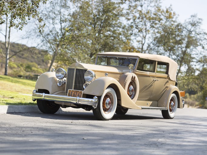 1934 Packard Twelve Convertible Sedan