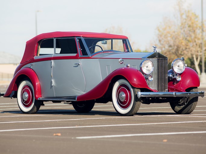 1937 Rolls-Royce 25/30 Wingham Four-Door Cabriolet by Martin Walter