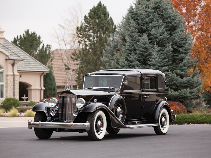 1933 Packard Twelve Individual Custom All-Weather Town Car Landaulet by LeBaron