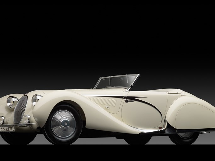 1938 Talbot-Lago T150-C SS Teardrop Cabriolet by Figoni et Falaschi