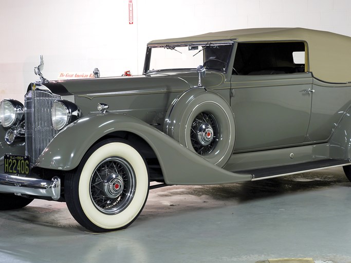 1934 Packard Super Eight Convertible Victoria