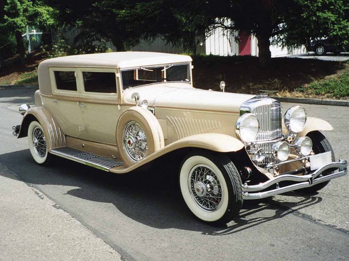 1930 Duesenberg Model J Arlington Five-Passenger Club Sedan