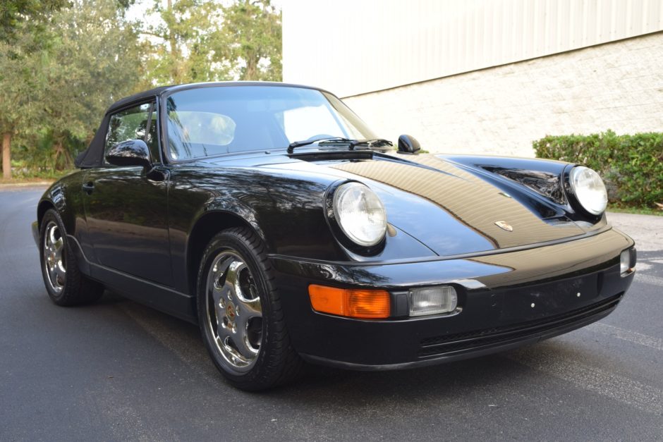 27K-Mile 1993 Porsche 911 Carrera 4 Cabriolet 5-Speed