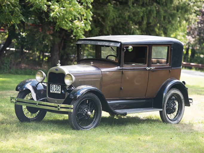 1929 Ford Model A 'Leatherback' Fordor Sedan by Briggs