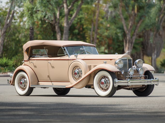 1932 Packard Twin Six Individual Custom Sport Phaeton in the style of Dietrich