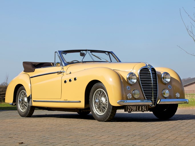 1950 Delahaye 135M Cabriolet by Letourneur et Marchand