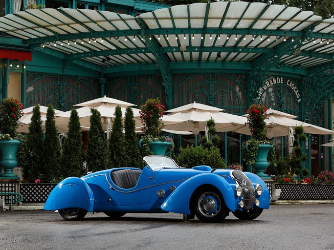 1937 Peugeot 402 Darlâ€™mat Legere Special Sport Roadster Recreation by Marcel Portout