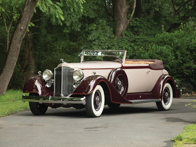 1934 Packard Super Eight Convertible Victoria