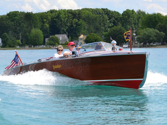 1938 Hacker-Craft 28' Twin Cockpit Runabout 