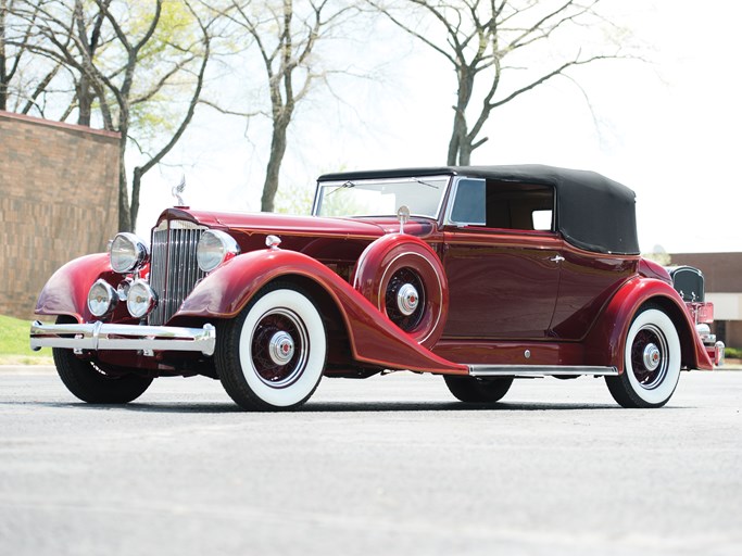 1934 Packard Super Eight Convertible Victoria