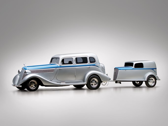 1935 Studebaker Commander Custom Sedan and Trailer